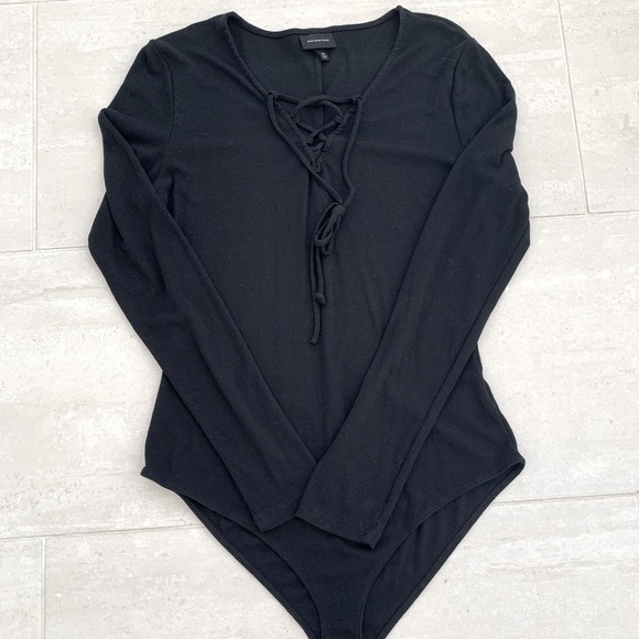 Who What Wear Tops - Front lace up bodysuit